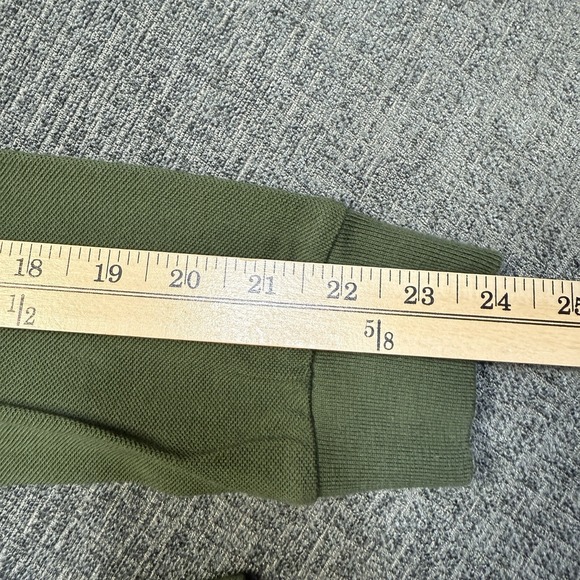 Polo Ralph Lauren Hoodie Mens Small Green Pony Sweatshirt Front Pocket Preppy - Picture 10 of 10